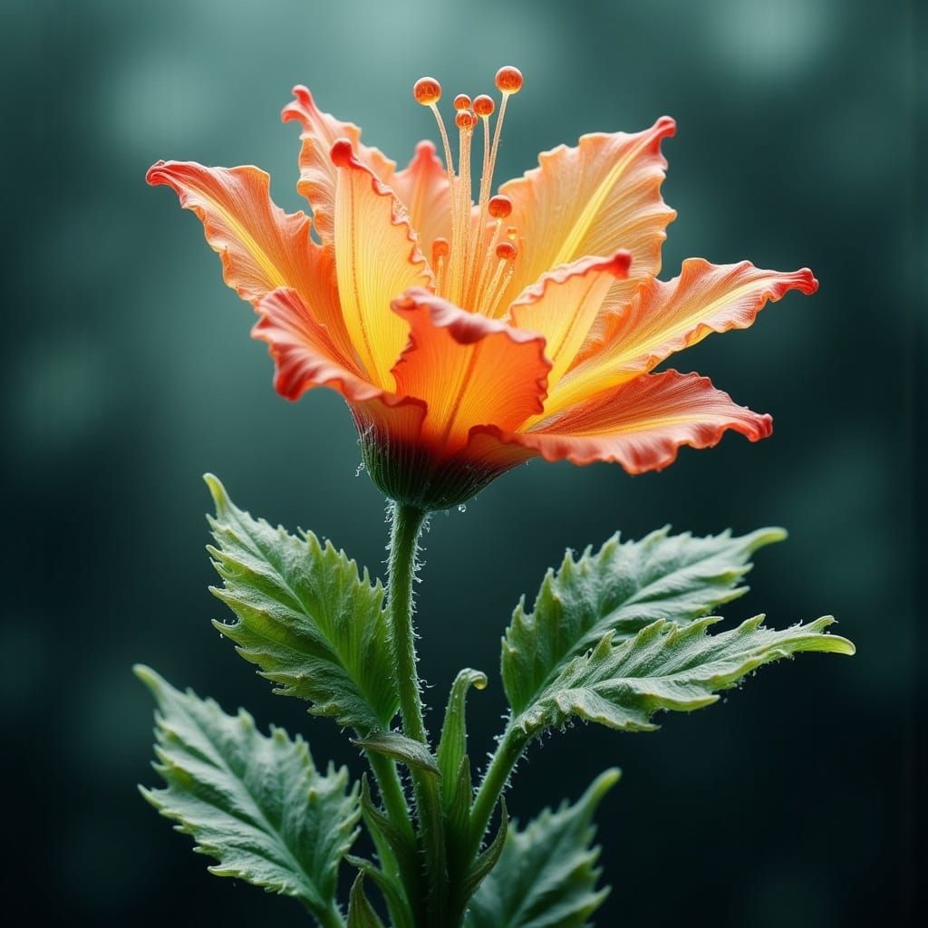 Ethereal Blooming Florals in Vibrant Colors