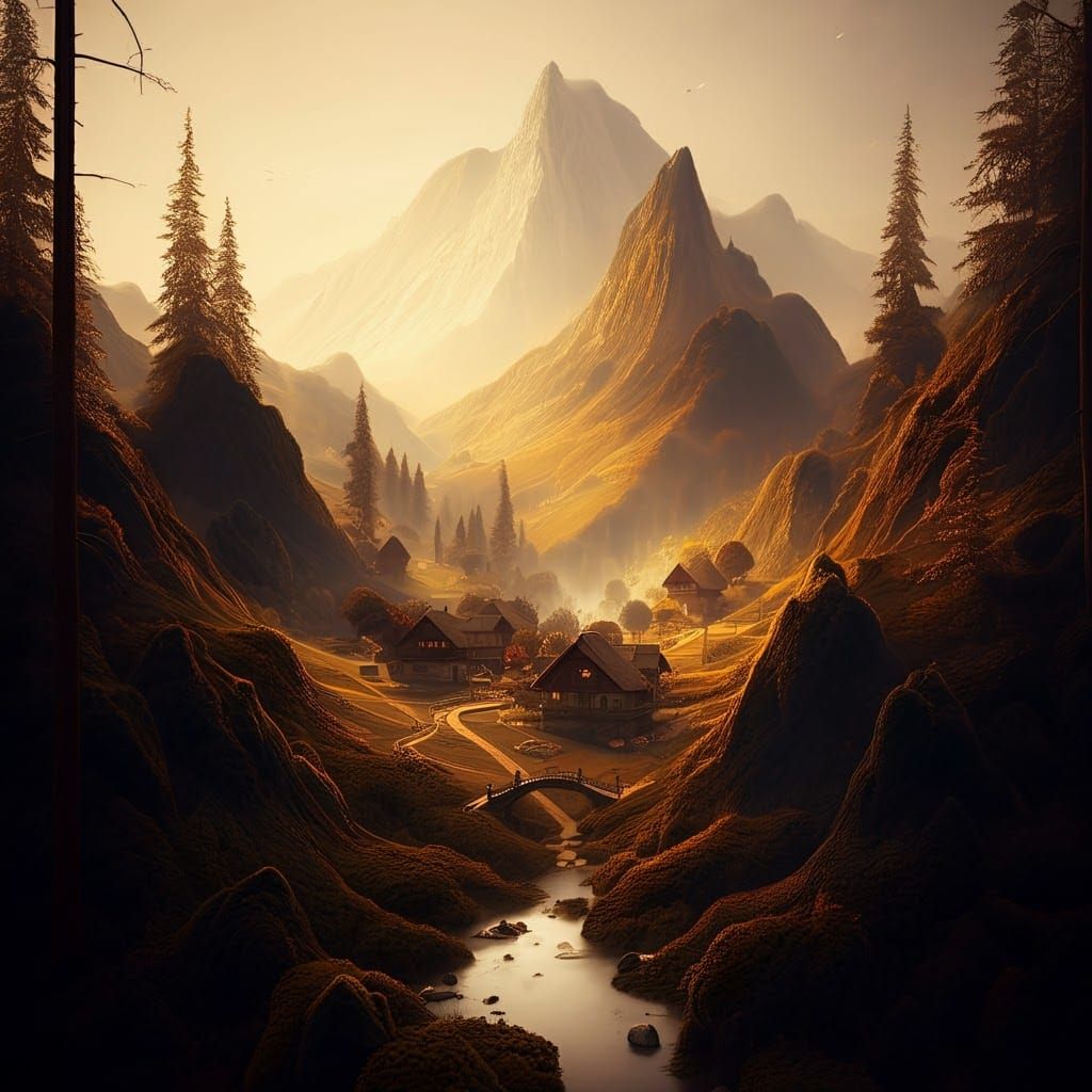 Mountain landscape  by @Ann