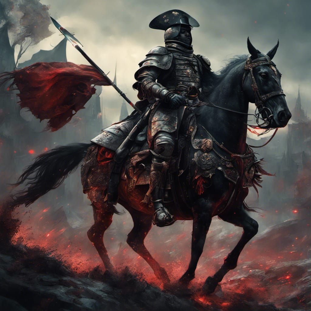 Polish Hussar, sci-fi, a masterpiece, 8k resolution, dark fantasy ...