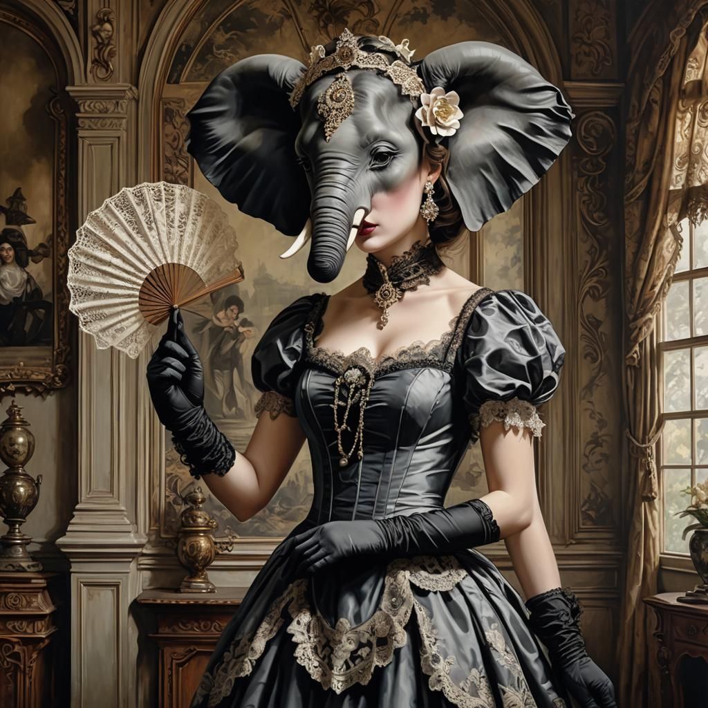 Elephant Woman??   by @Ochentera