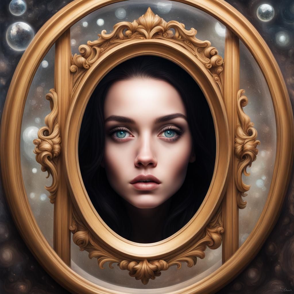 Through the looking glass AI Generated Artwork NightCafe Creator