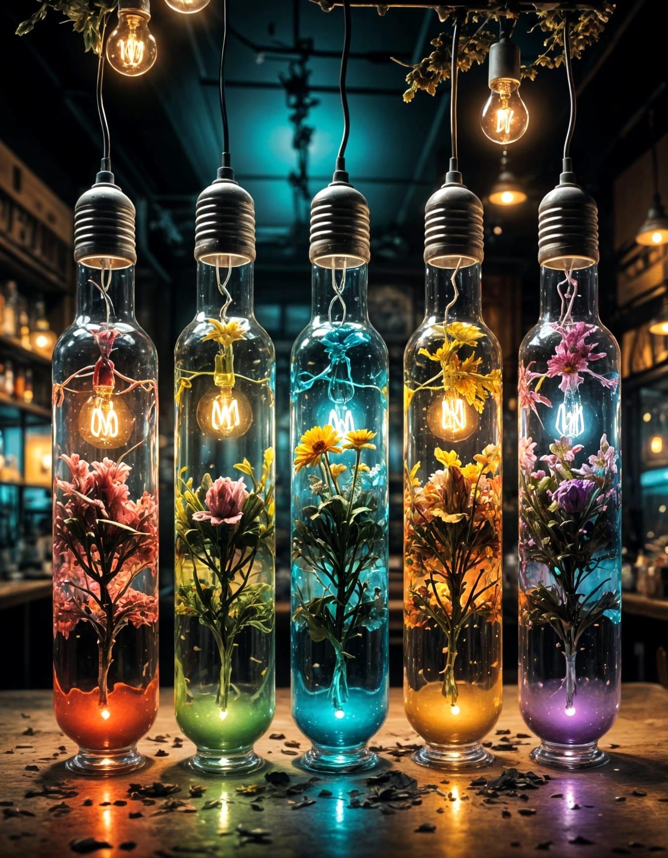 Grow lights -  Unconventional lamps 3  by @OneMich01
