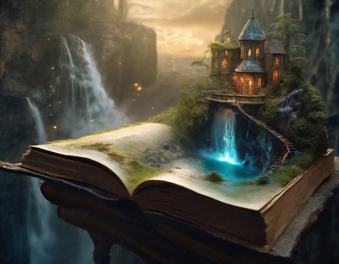 Epic open book  by @SteveArt