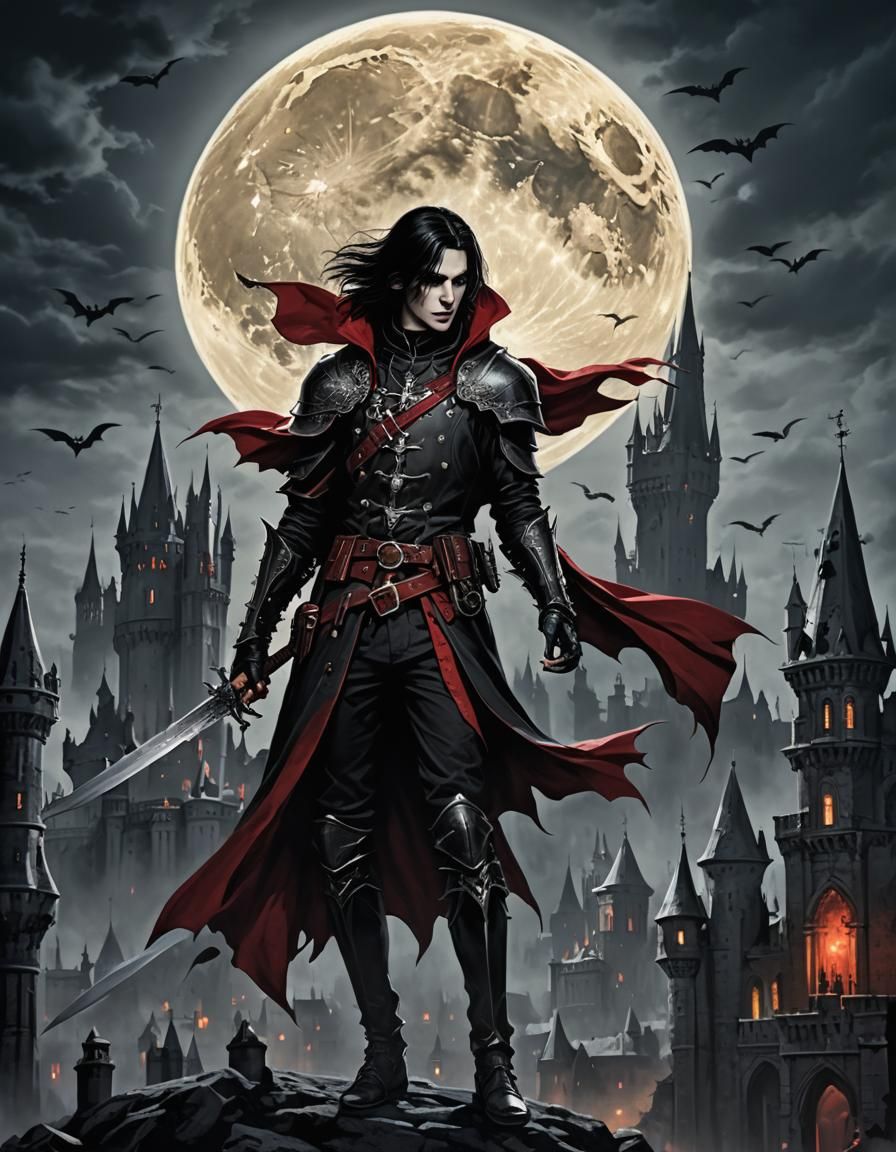 The Vampire Hunter Game Character   by @Vampayaz76