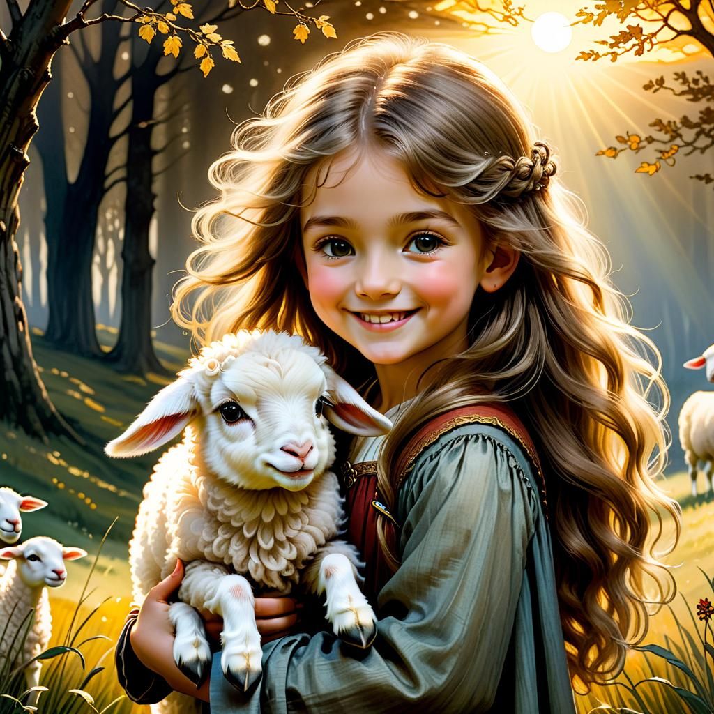 Marry & The Little Lamb  by @LaLaloria