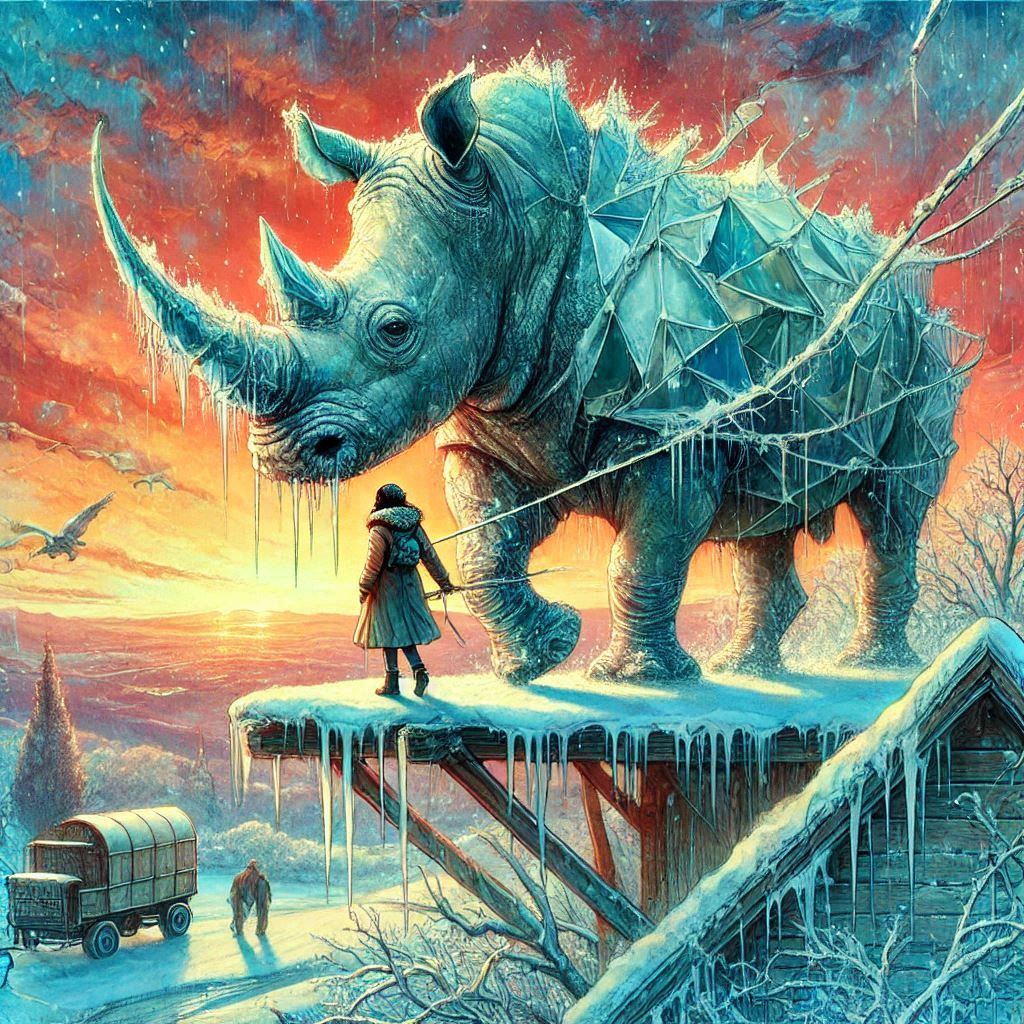 ice floe rhinoceros