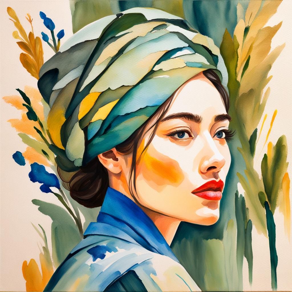 A woman's natural beauty.