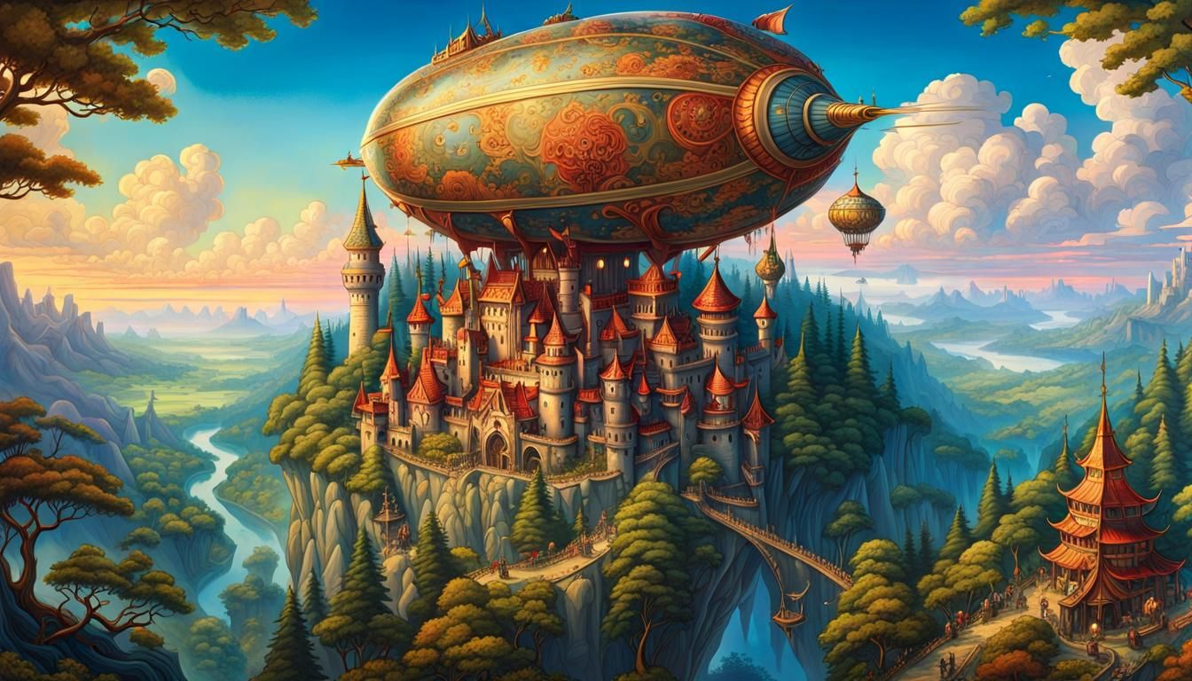 City Aeris AI Generated Artwork NightCafe Creator