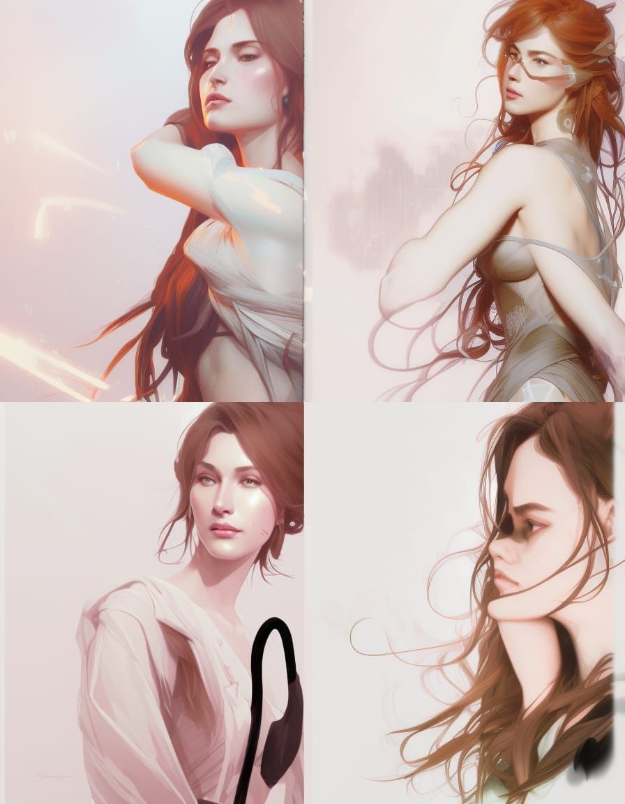 head and shoulders portrait, 8k resolution concept art portr...