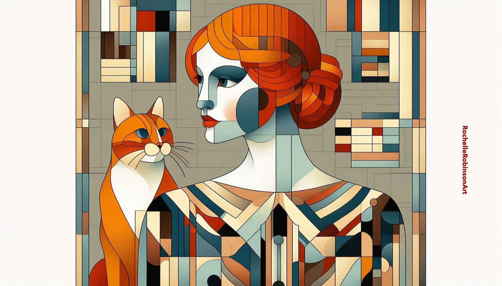 Woman and her Cat