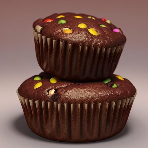 Red bean paste muffins.