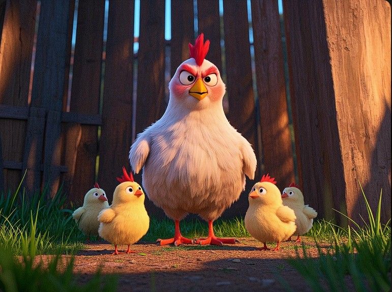 6/25/2025-Entry 4 Grumpy Chick Art By Archangel Tara