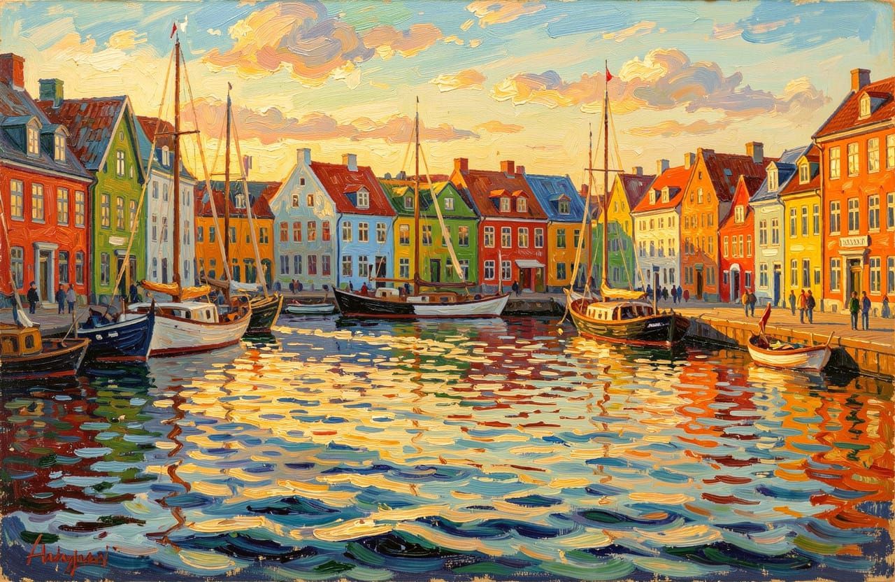 Copenhagen Harbour Afternoon  by @Peter