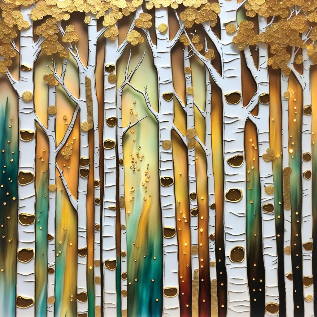 Birch Trees 12