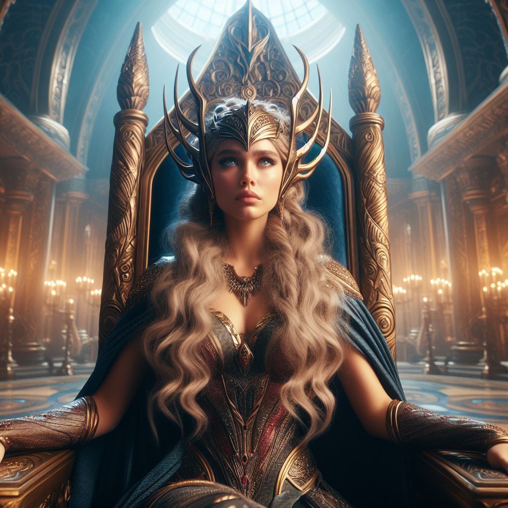 Freya, Queen of Asgard II - AI Generated Artwork - NightCafe Creator