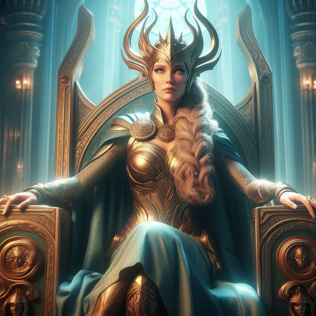 Freya, Queen of Asgard - AI Generated Artwork - NightCafe Creator