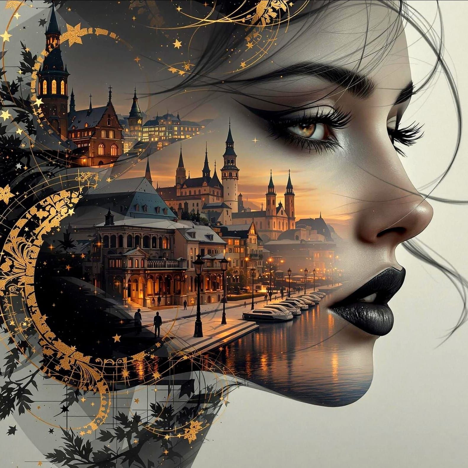 When Day Departs, and Night Begins  by @Surrealistic REALITY