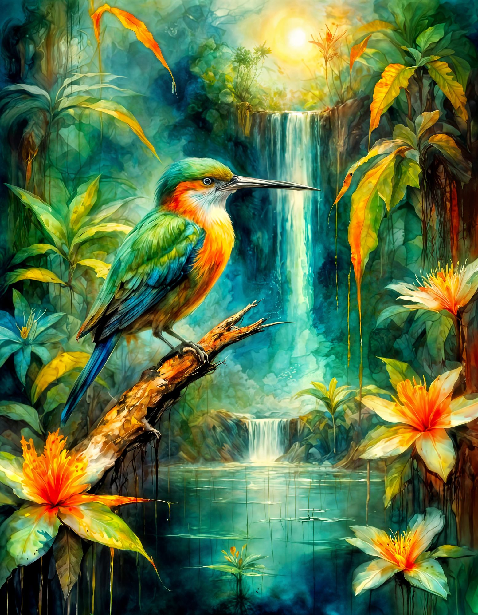 Tropical Lovebirds