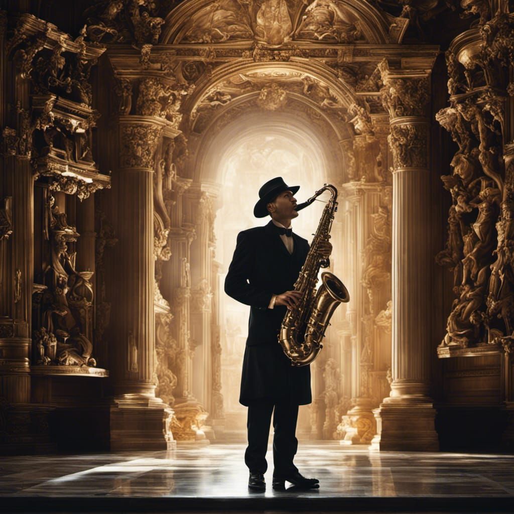 Saxophone AI Generated Artwork NightCafe Creator