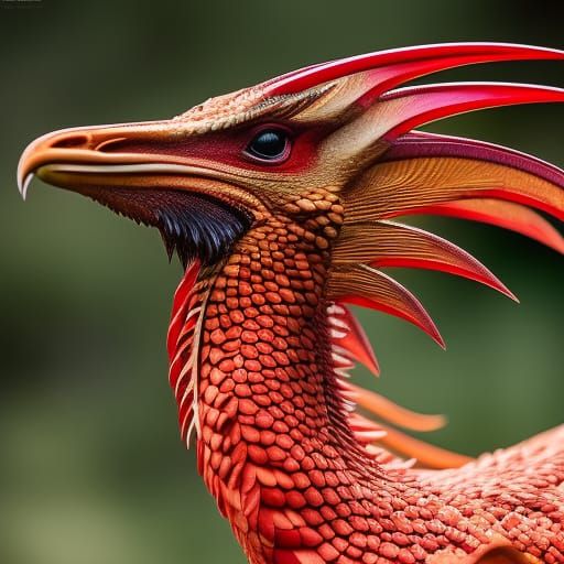 Maelgwn, a Welsh Red Dragon   by @BinaryDragon