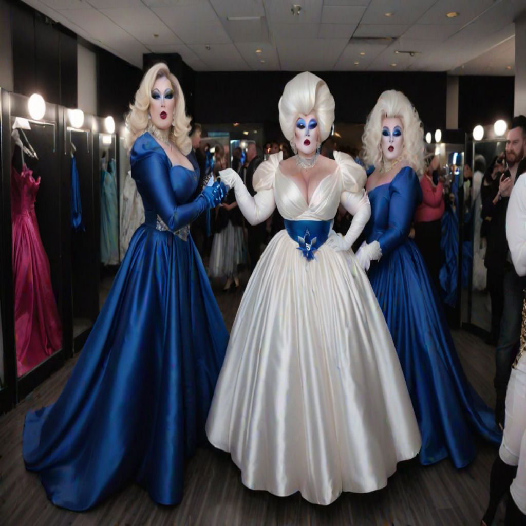 Drag Queen Ice Hockey Supporters for Toronto Maple Leafs at ...