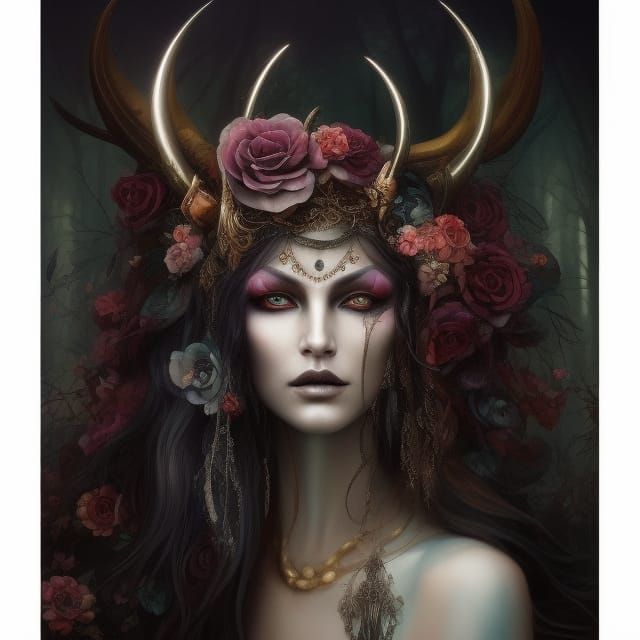 woodland dryad goddess