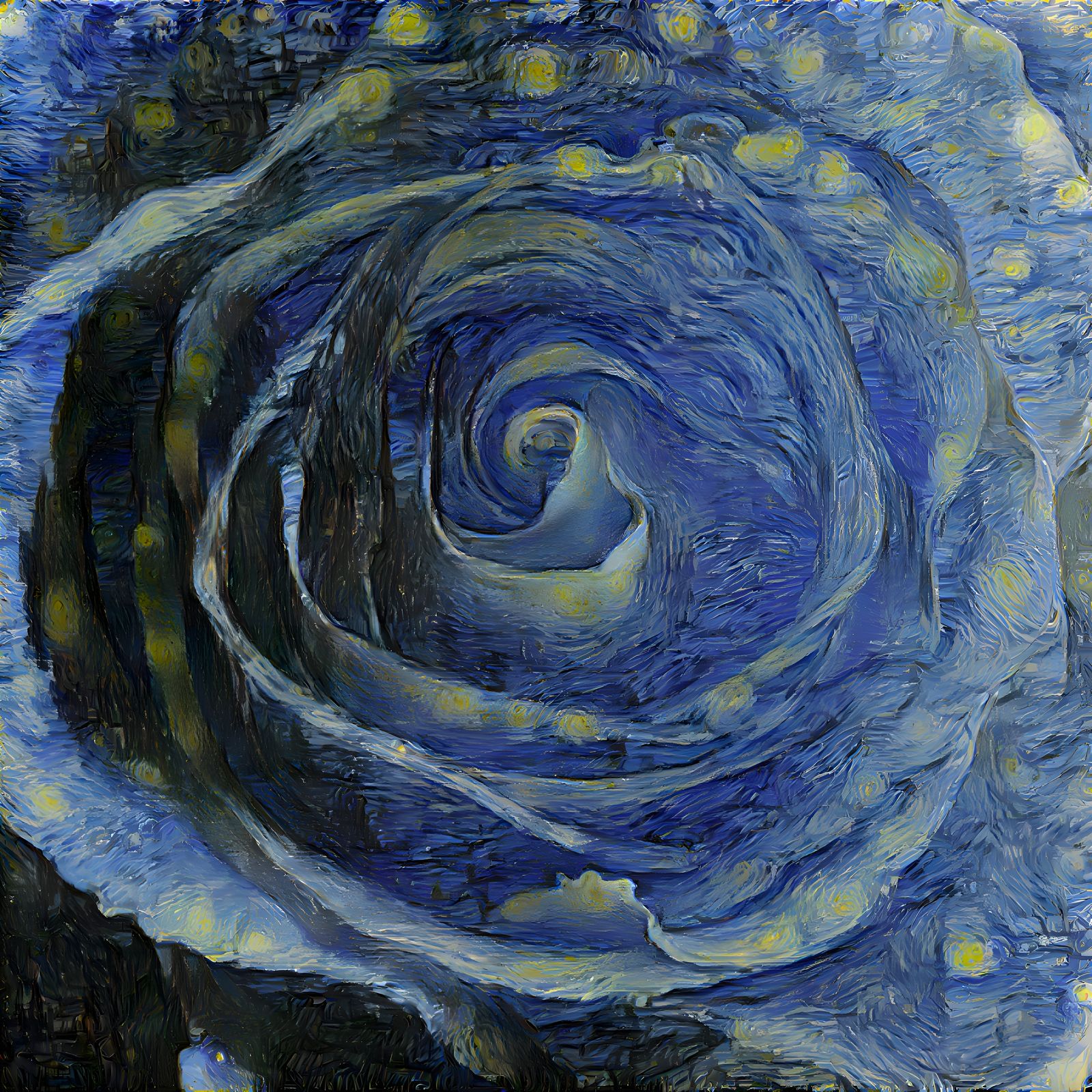 Blue rose - AI Generated Artwork - NightCafe Creator