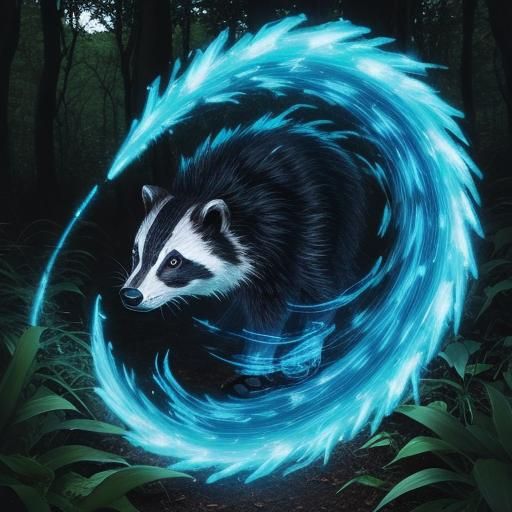 Badger Patronus - AI Generated Artwork - NightCafe Creator