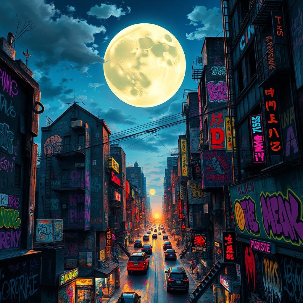 How many moons in the sun rising sky?