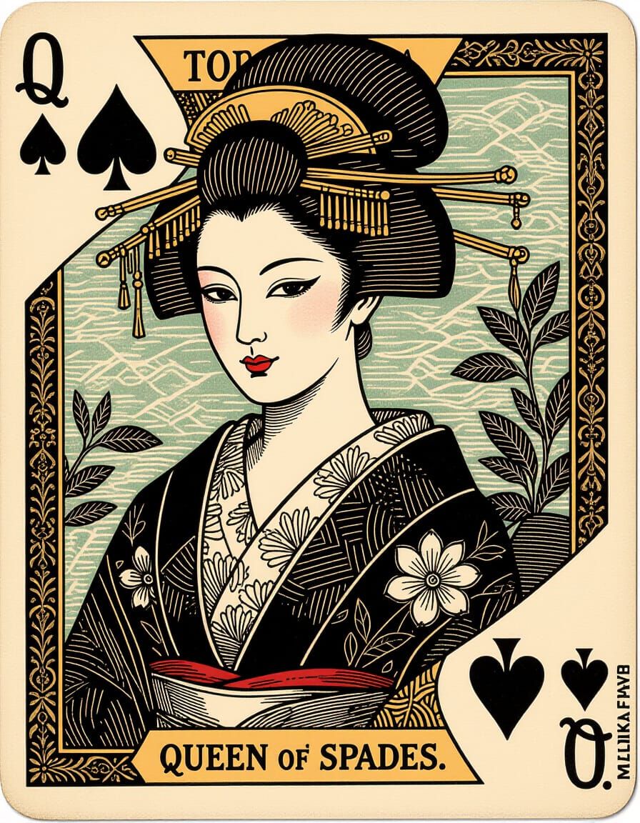 Queen of Spades  by @Darth_Ennui