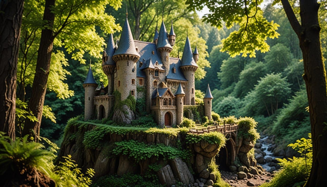 a cute little castle