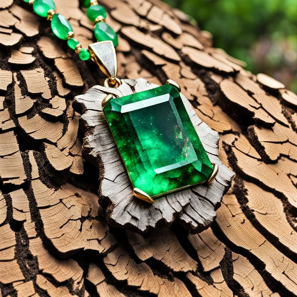Emerald necklace