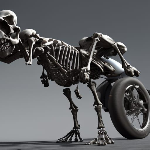 Human skeleton Skeleton bike bomb diggity dog diggity intric...