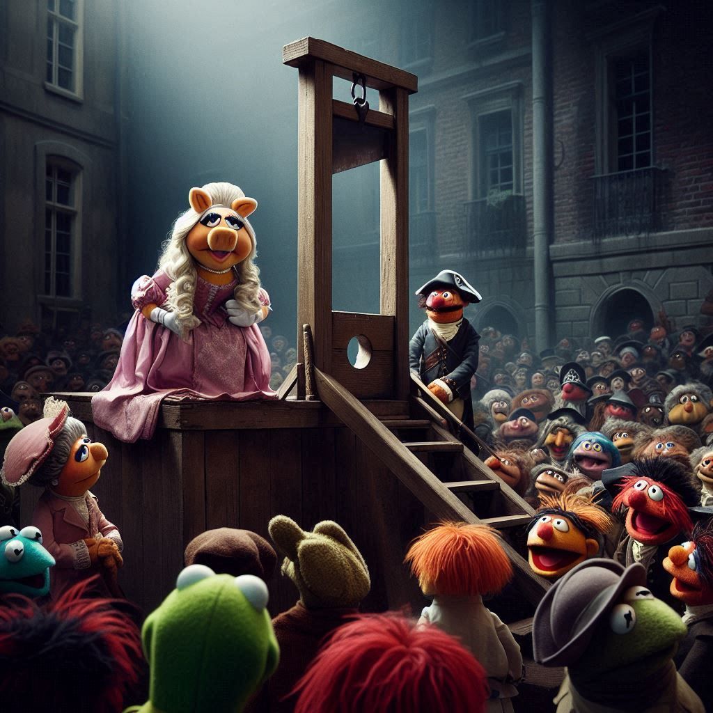 Piggy Antoinette - "Let them eat cake!"