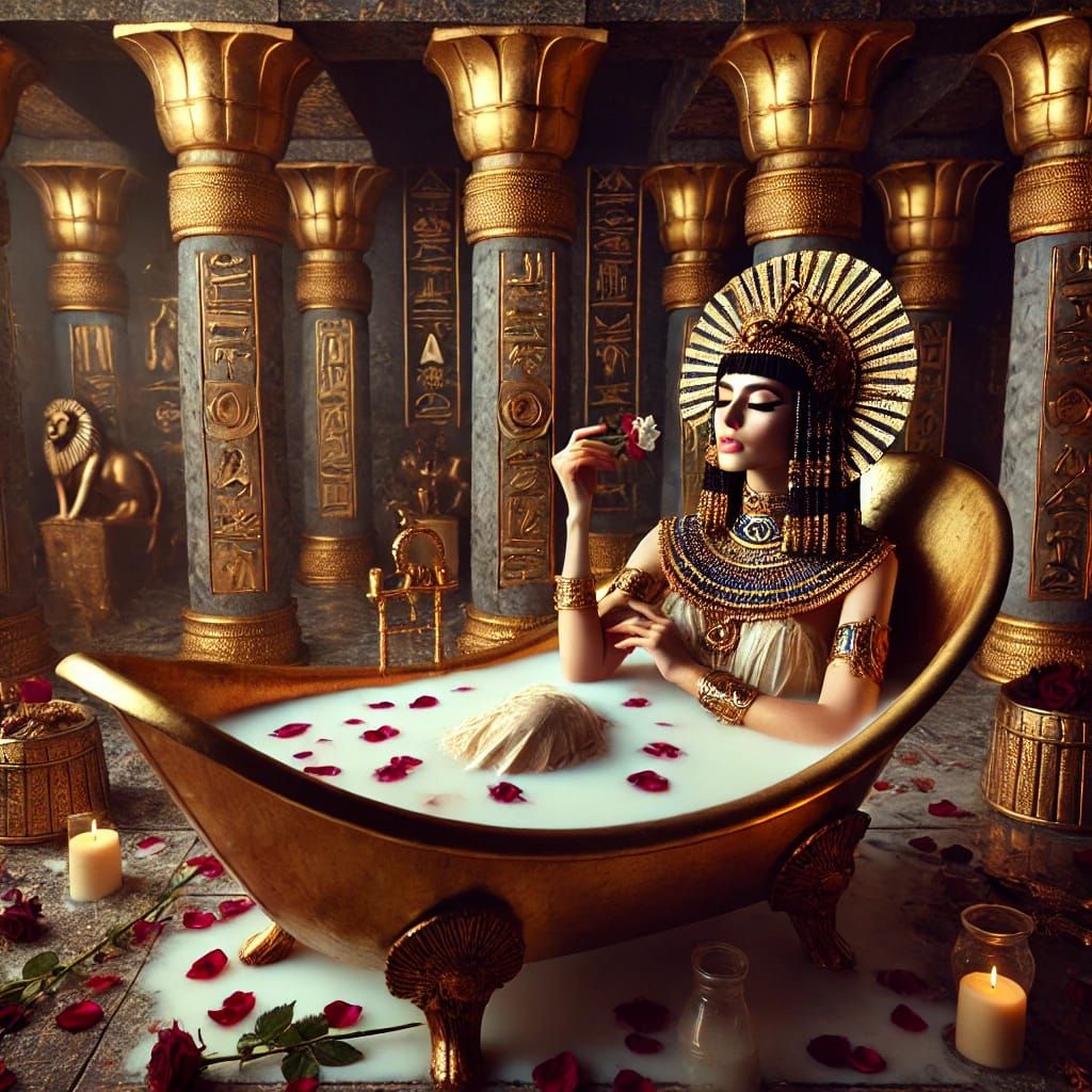 Cleopatra's milk bath
