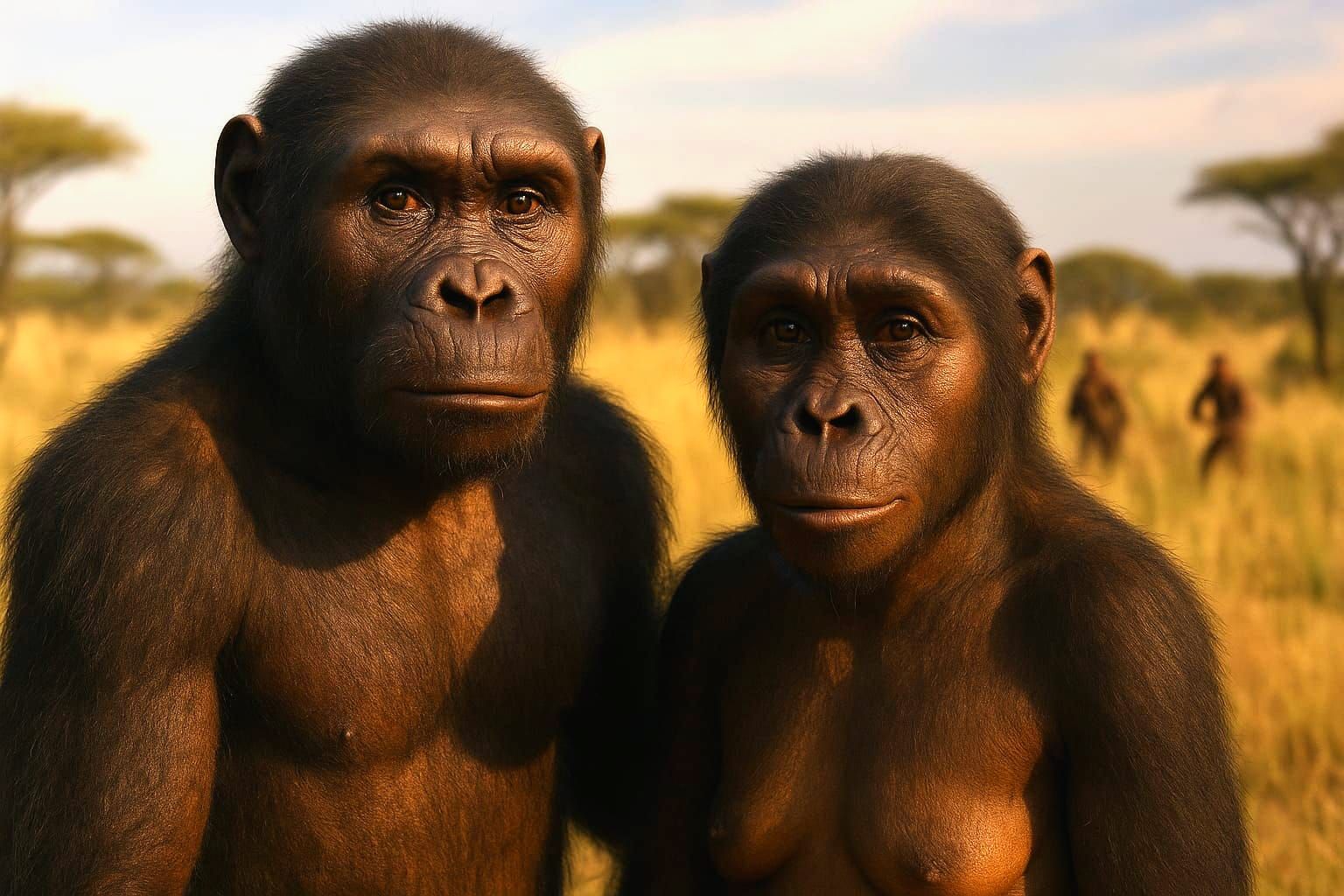 Life in the Pliocene : Australopithecus africanus  by @yoda69