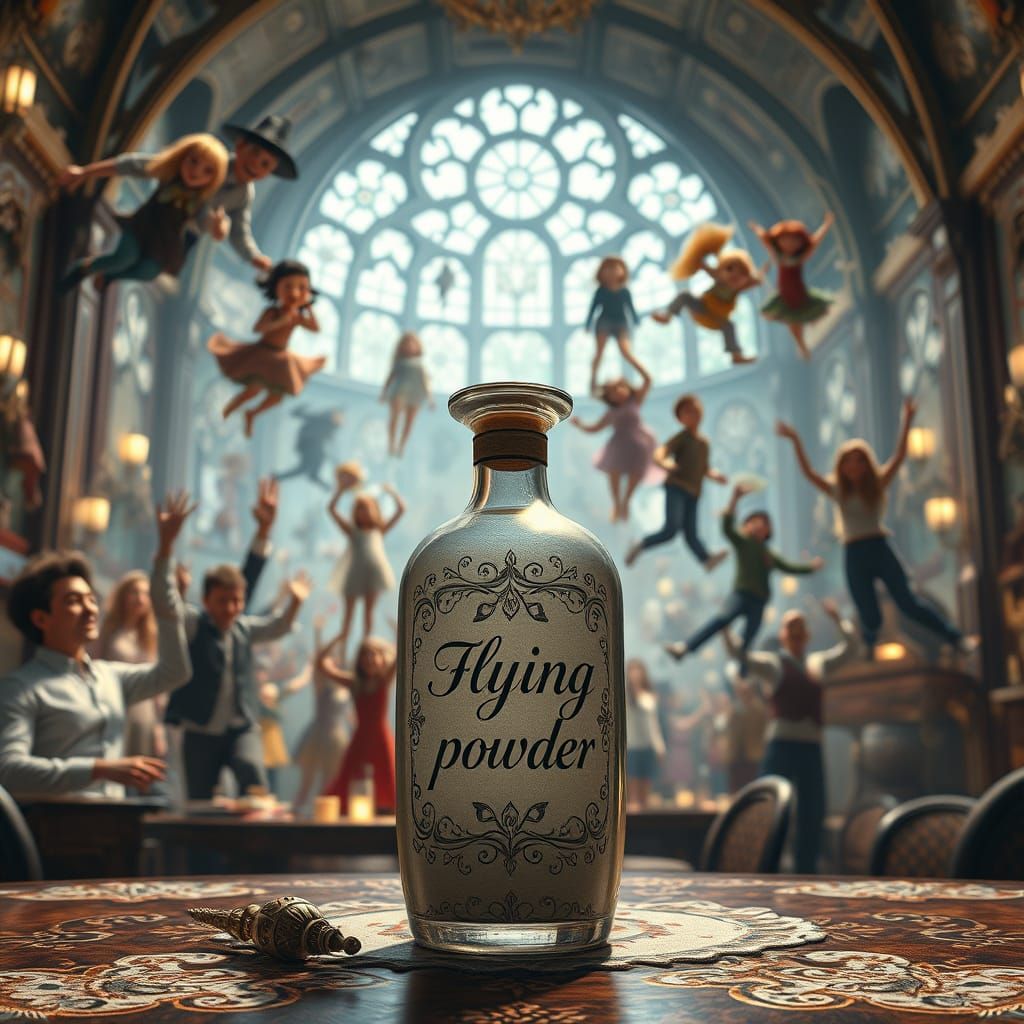 Flying Powder  by @Prioress
