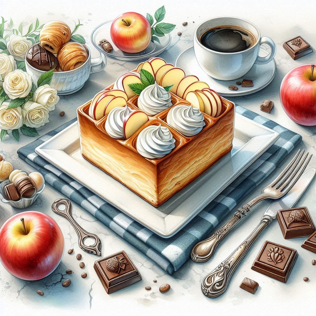 Desayuno Tarta Manzana 🍏 🍎