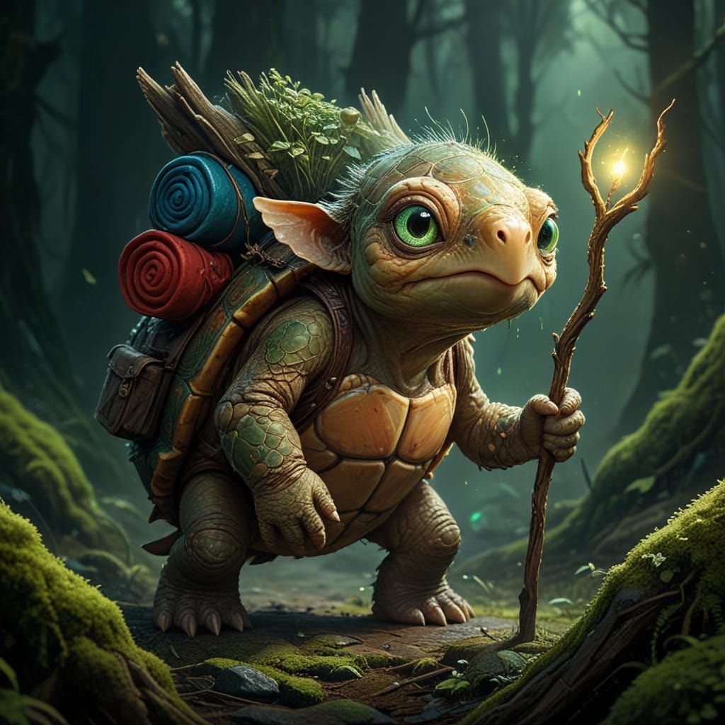 Tojar Turtle Mage  by @Superbear