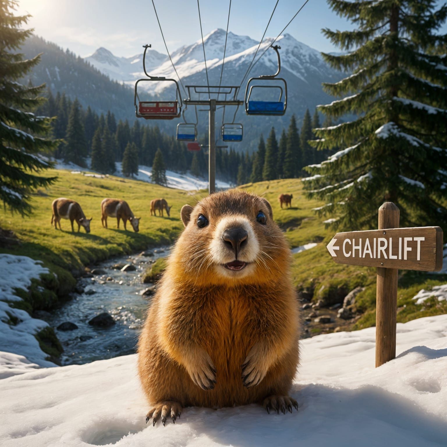 End of the season marmot