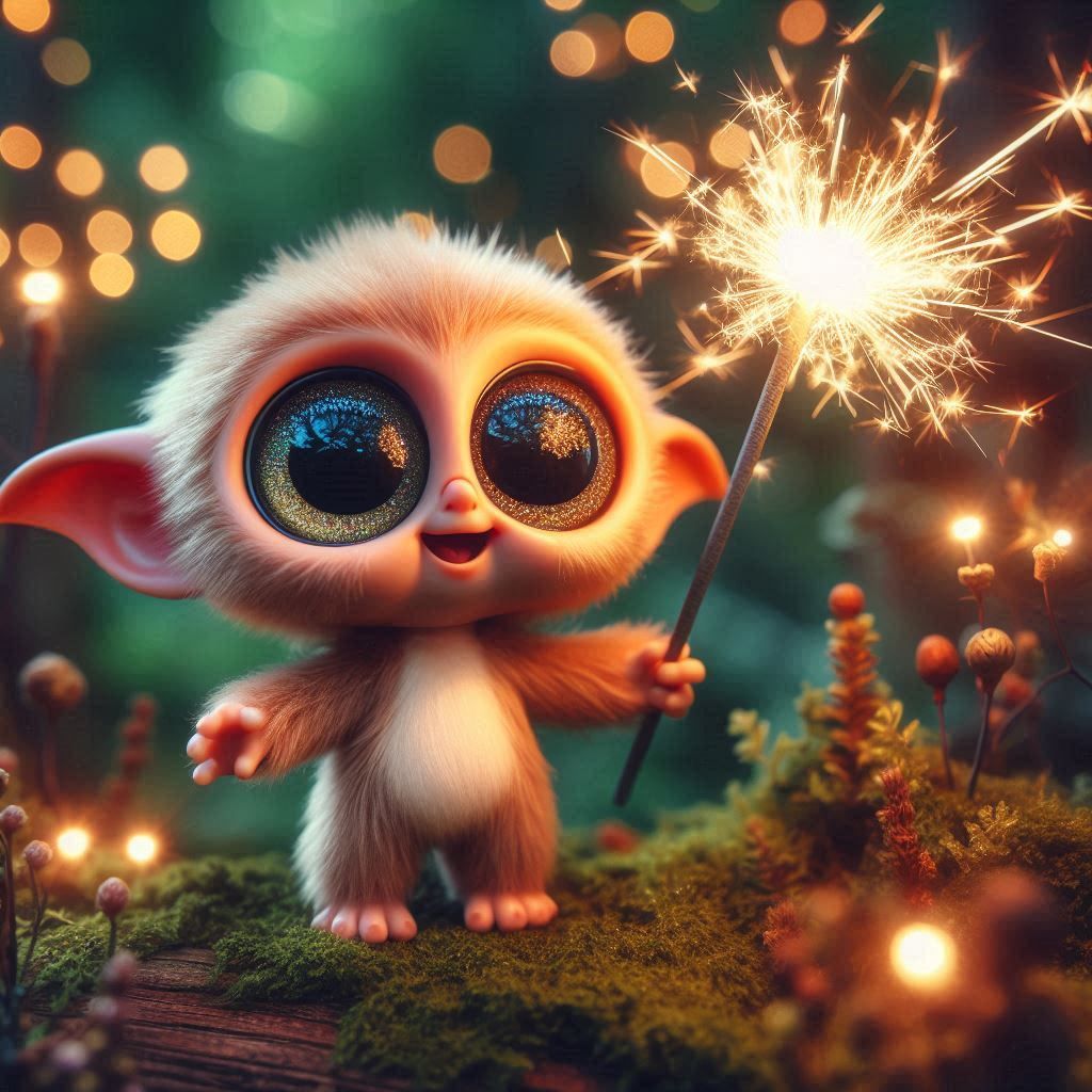 Goblin's First New Year  by @Jragena