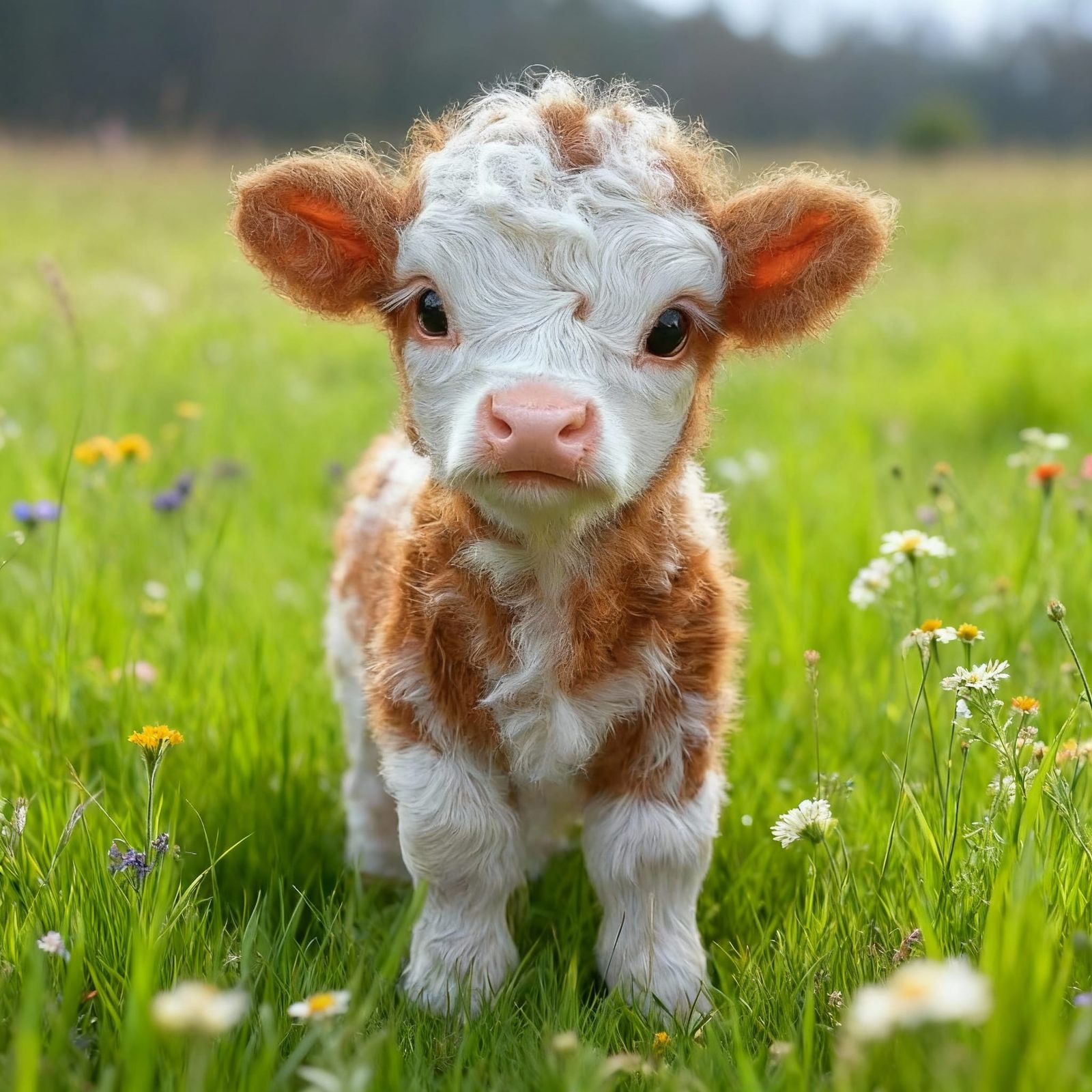 highland calf  by @Karrisa