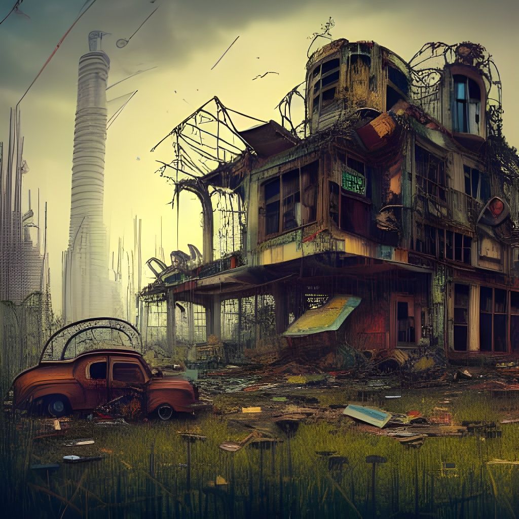 After the world's end - AI Generated Artwork - NightCafe Creator