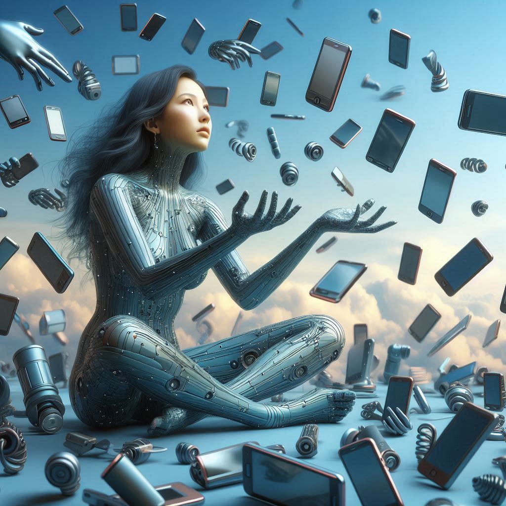 Juggling mobile phones