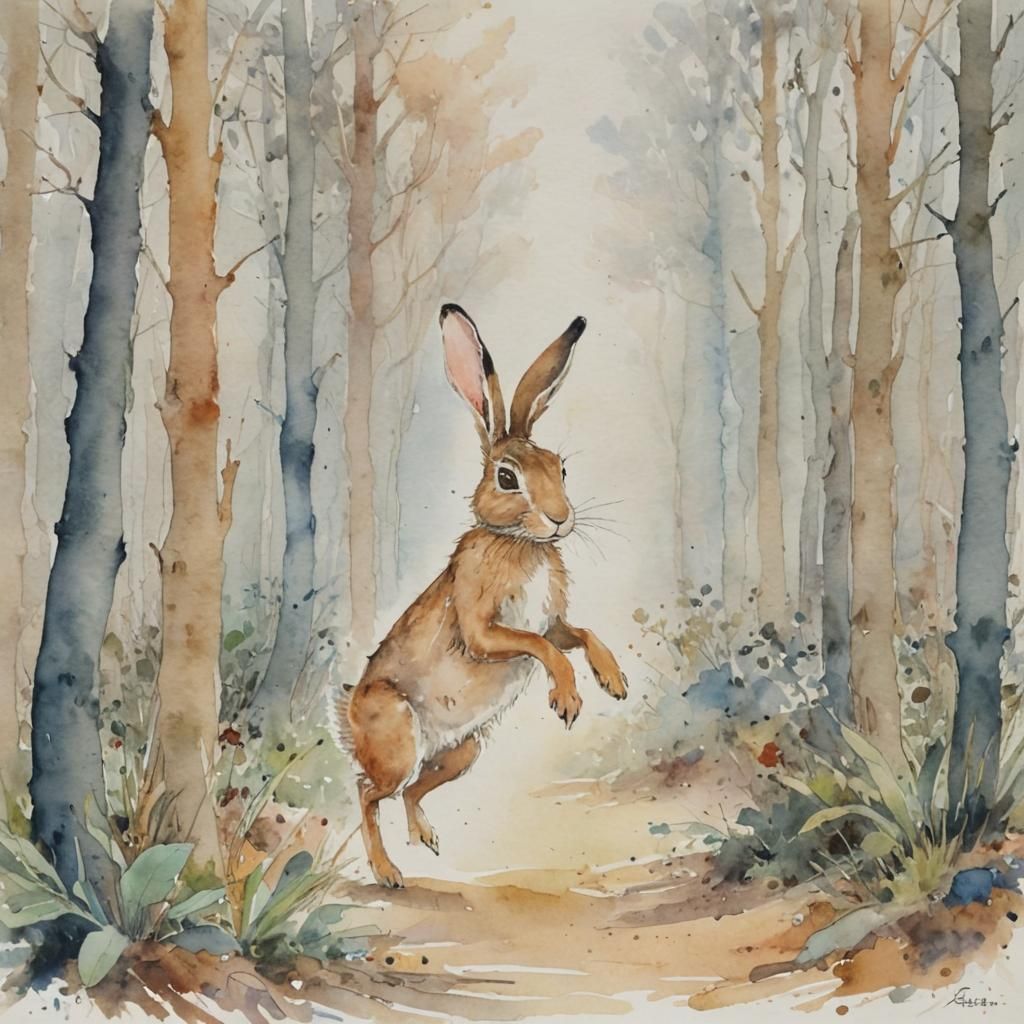 Hare  by @Justagirl