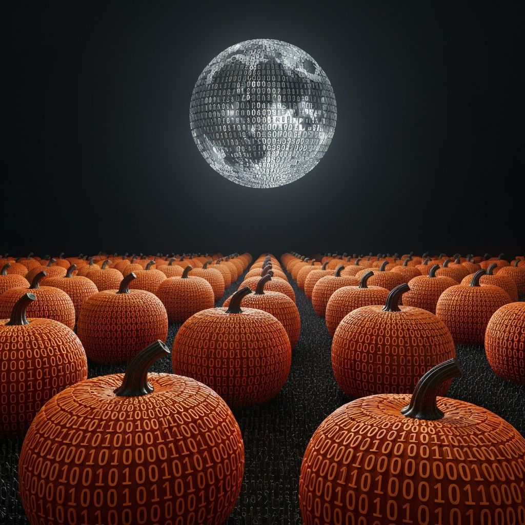The Pumpkin Harvest in Codeland  by @Antinomy