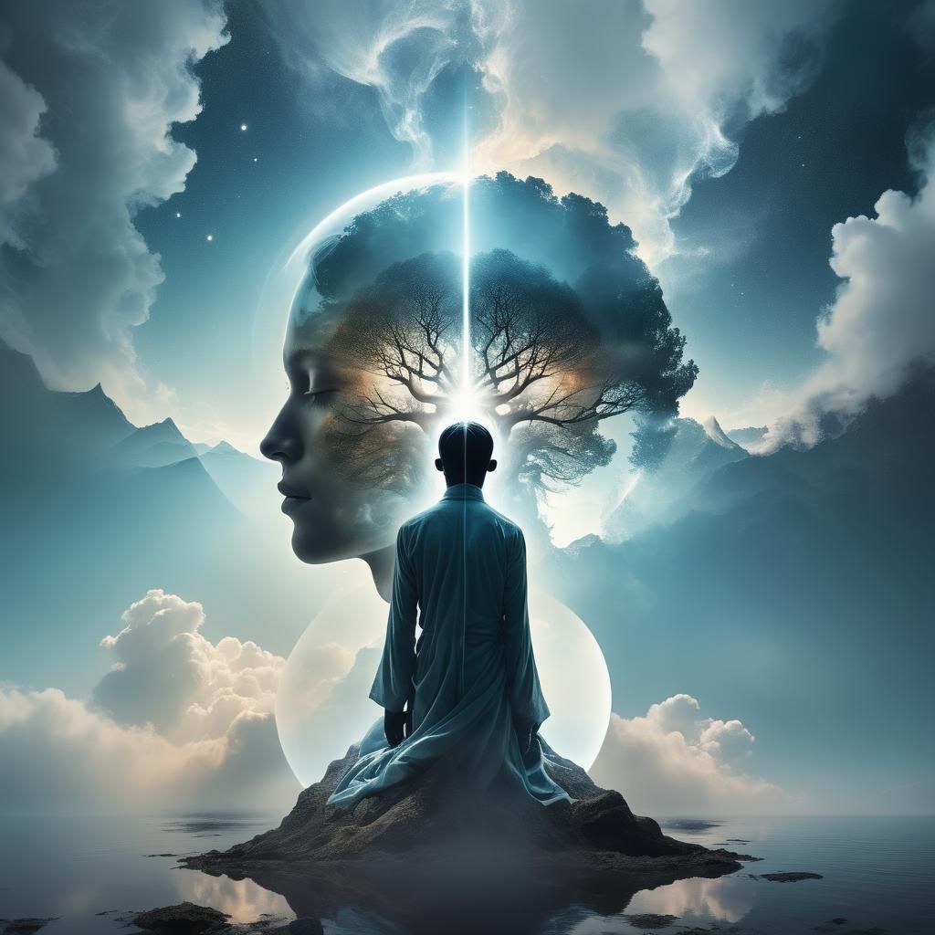 Self-reflection  by @Dakimage