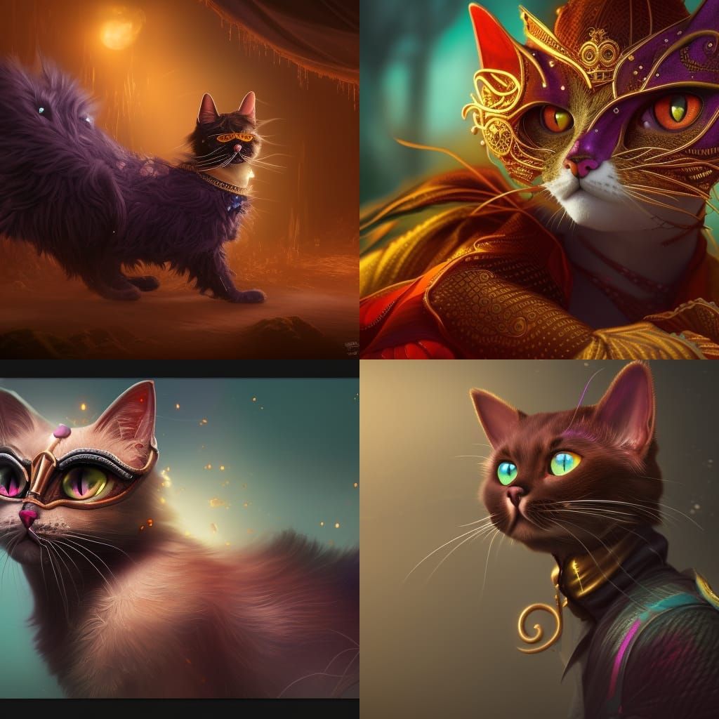 Masquerade cat