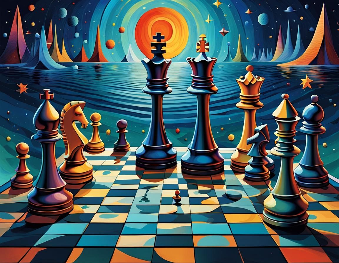 Jouer aux échecs à la plage