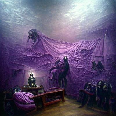 The purple room